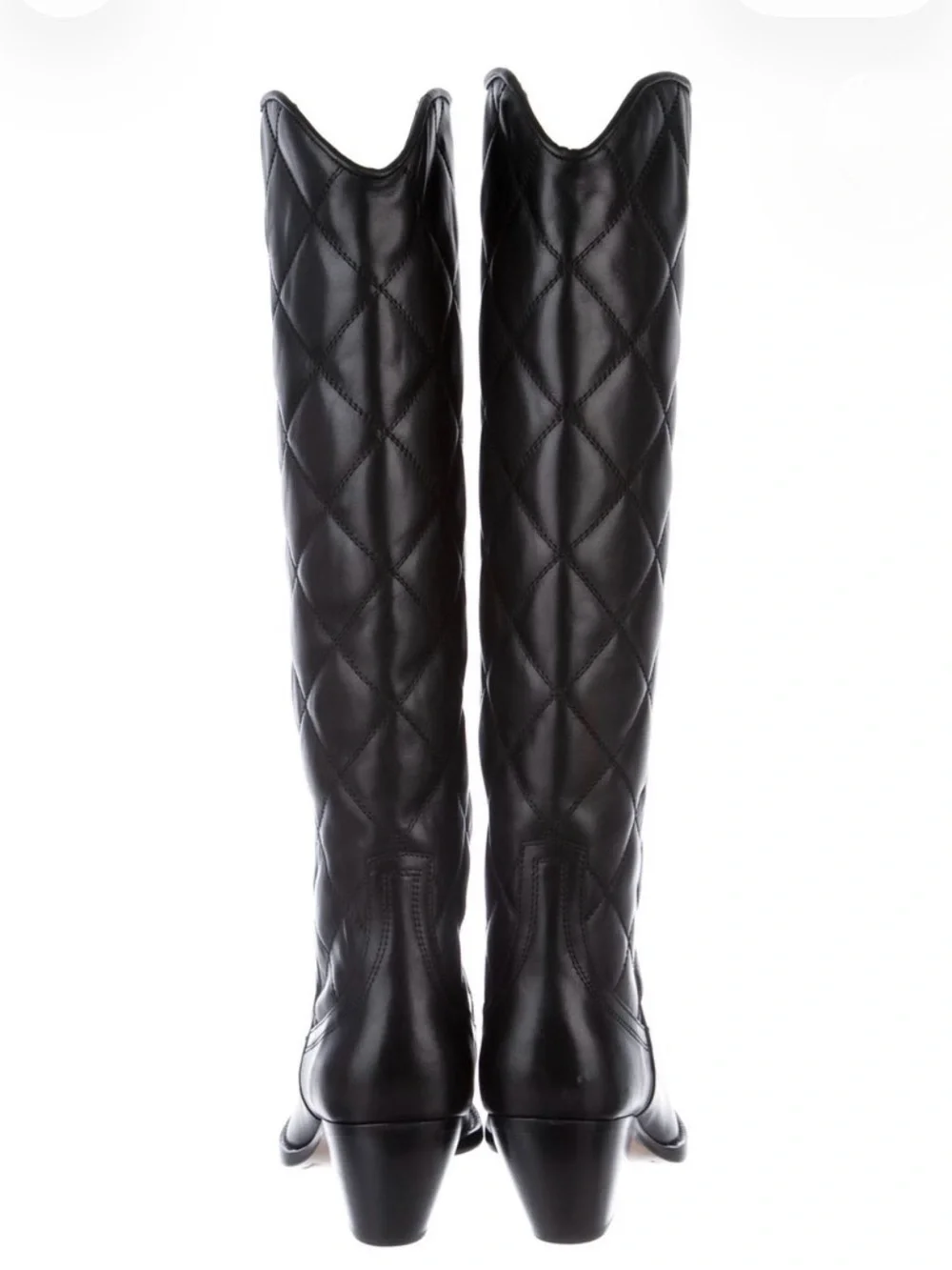 Sandro Leather Riding Boots Women's Size: 7 | FR 38